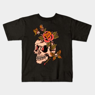 Skull Rose Kids T-Shirt